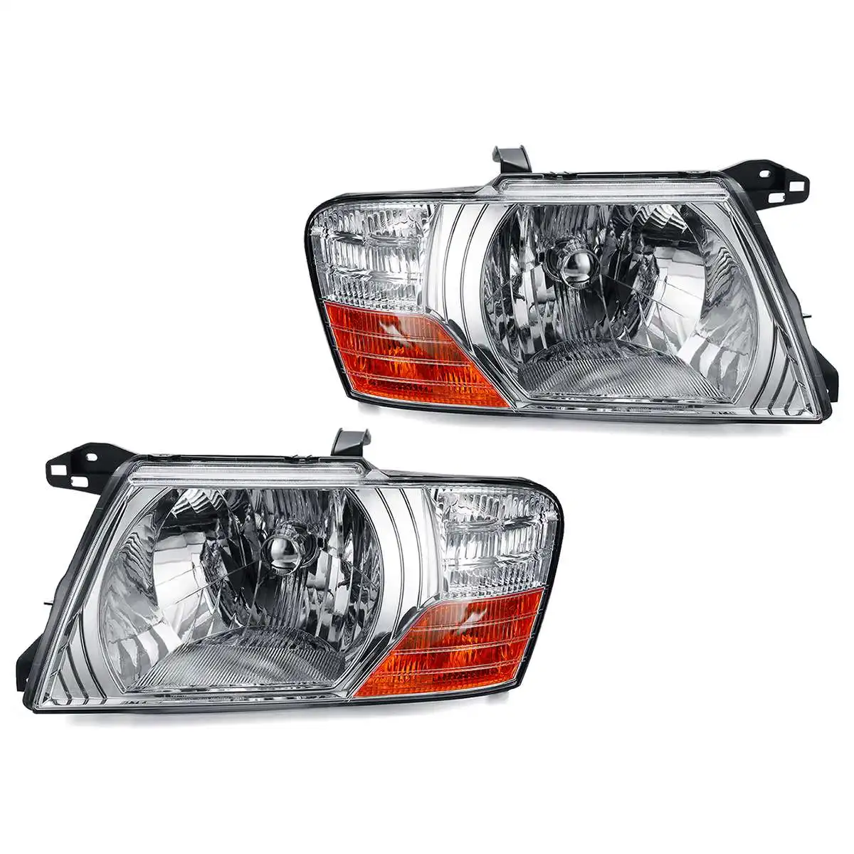 Фара автомобиля свет в сборе для Mitsubishi Pajero Montero 2000 2001 2002 2003 2004 2005 2006 12V