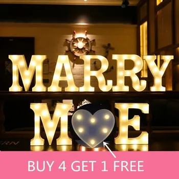 

Novelty Letter Night Lights 16cm Cafe Home Decor Party Wedding Birthday Decor Valentine's Day Gift Children's Room Night Light