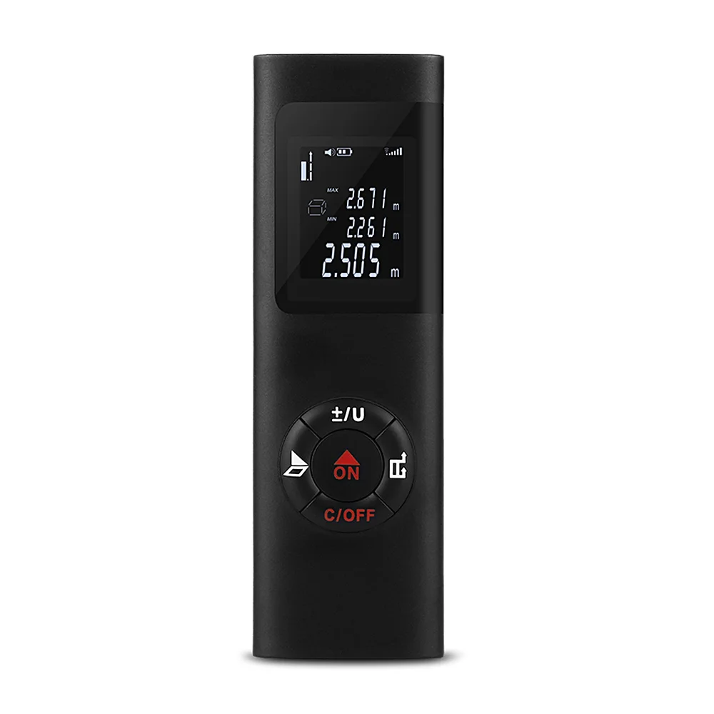 

Mini 40M Handheld Smart Digital Laser Distance Meter Range Rangefinder Portable USB Charging Distance Measuring Meter