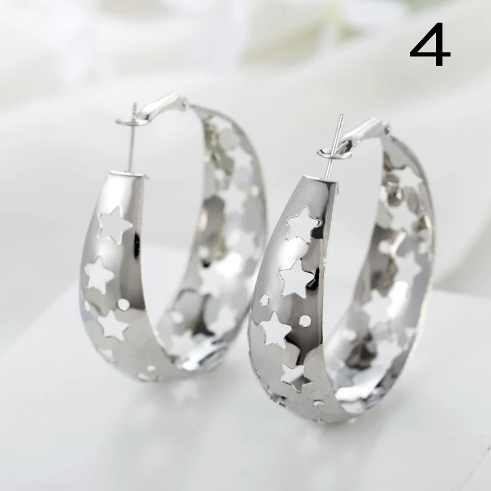 Dawery Personality Simple Pentagram Earrings Female Metal Star Stud Earrings for Women Girl Jewelry Dawery Personality Simple Pentagram Earrings Female Metal Star Stud Earrings for Women Girl Jewelry