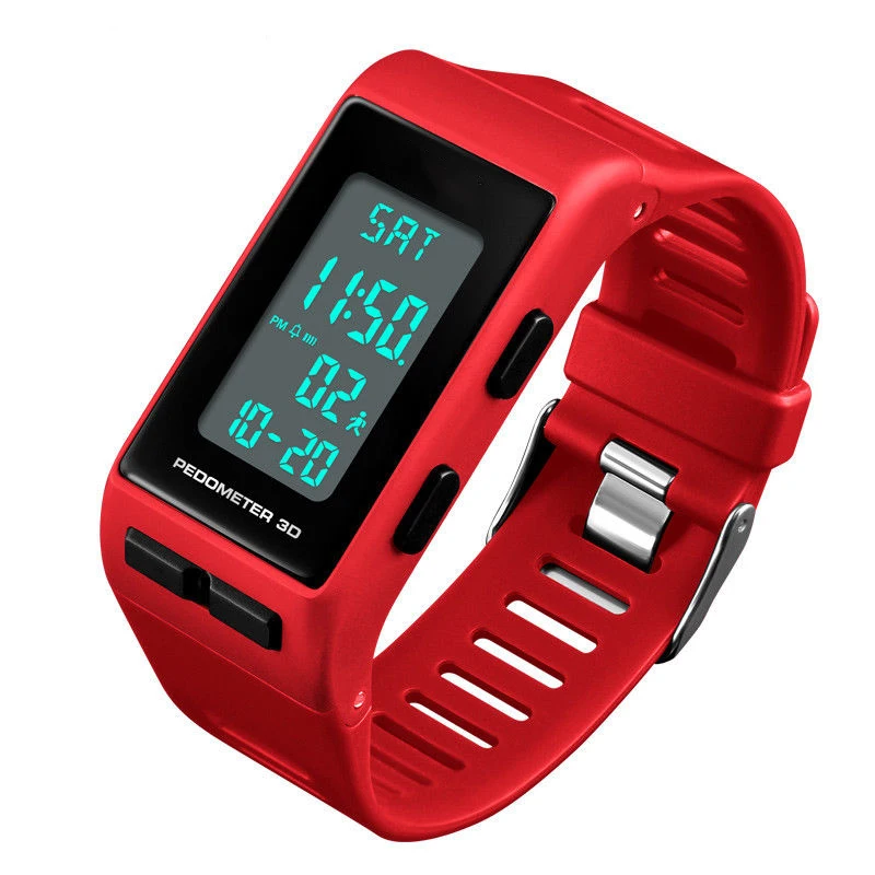 

Men's Shockproof Sports Watch 3D Pedometer Digital Wrist Watch Waterproof