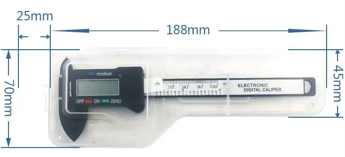 100 мм 150 мм электронный цифровой штангенциркуль 6 дюймов штангенциркуль из углеродного волокна микрометр измерительный инструмент цифровая линейка