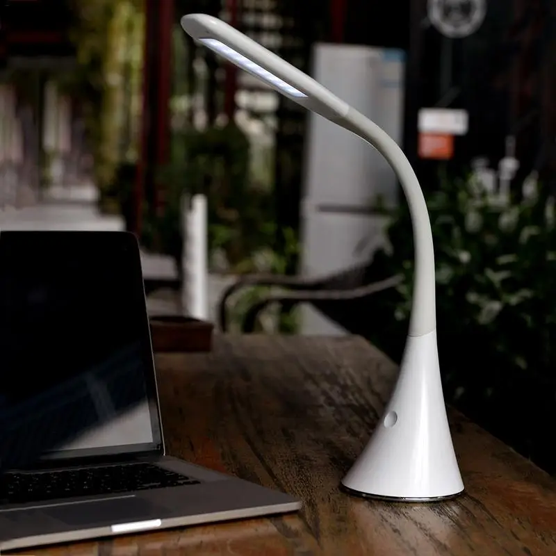 

5V 5W LED Table Lamp 3 modes Dimming Touch Desk Light Led Bedside Reading Lamp for reading with USB recharger