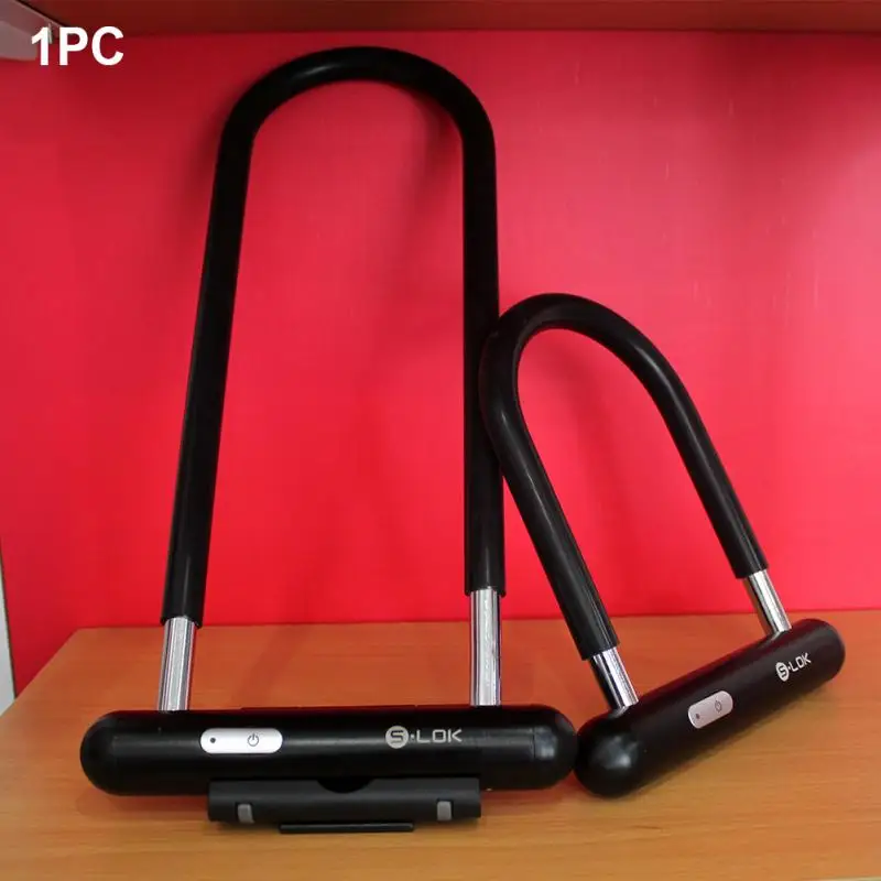 

Universal Motorcycle Mountain Bike U Lock Bluetooth Smart Bike Bicycle Lock Anti-theft Heavy Duty Bike U-Locks #1206