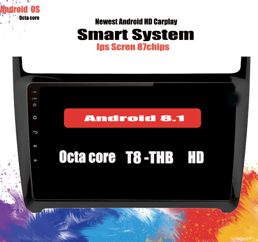 Flash Deal 2Din Multimedia Video Player Android 9.1 GPS Navigation Radio WIFI For Volkswagen VW POLO 2012-2018 Sedan Cassette Stereo no dvd 3