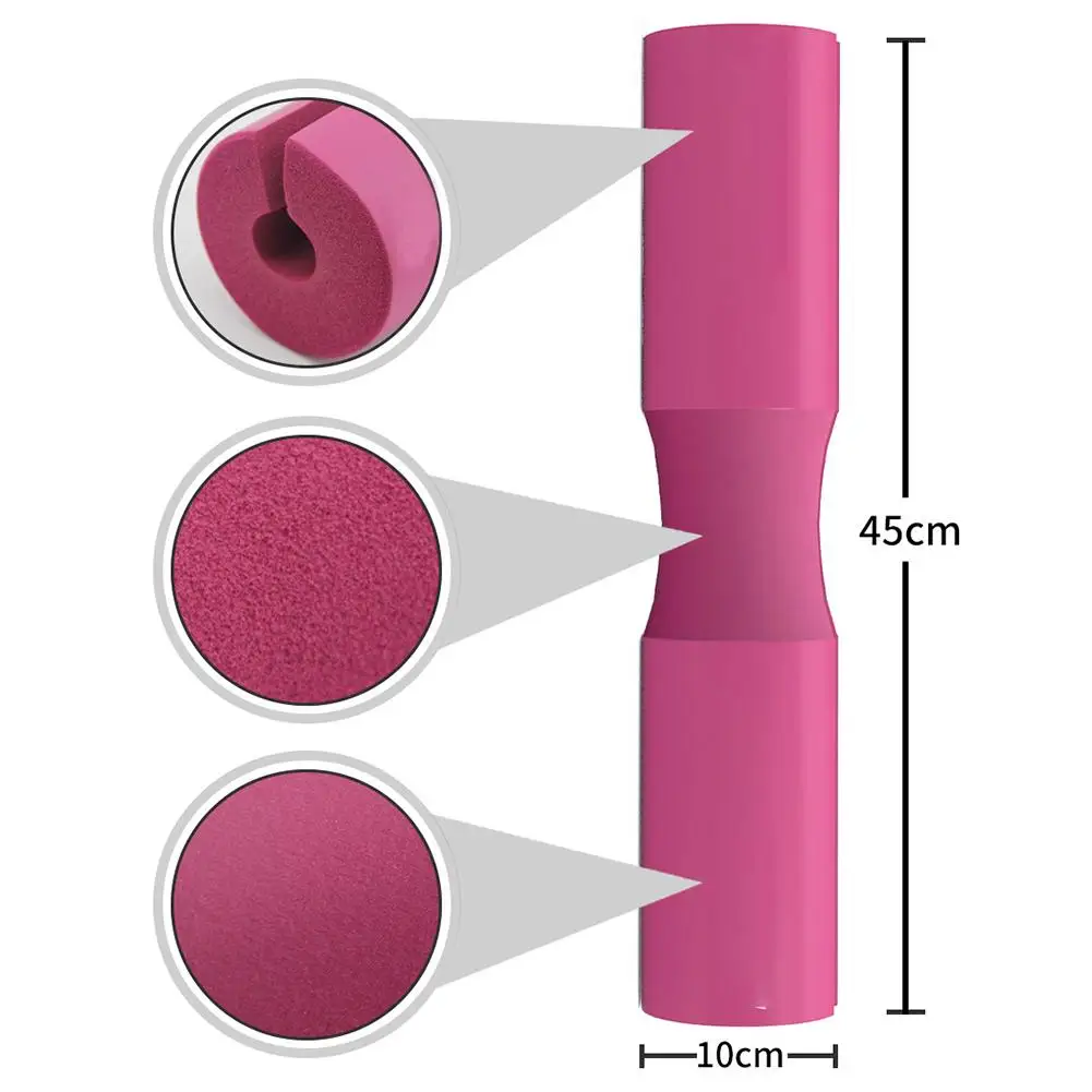 Weight Lifting Fitness Barbell Squat Pad Thick Heavy Duty Foam Support Neck Shoulder Protective Pad Gym Body Building Equipment
