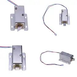 Электрический электромагнитный замок DC24V язык Вертикальная сборка для двери кабинета ящика