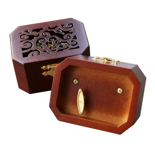 Creative Hollow Cover 18 Jegyű Zenei Mozgalom Wind-Up Wood Musical Box, Toys For Kids, Play Lilium Az Elfen Liedből - Image 5