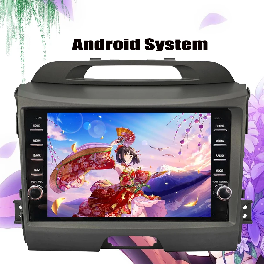 Sale 2din 2.5D HD Android 9.0 Car DVD Multimedia player For KIA Sportage 3 4 2010 2011 2012-2014 2015 Car radio GPS navigation System 2