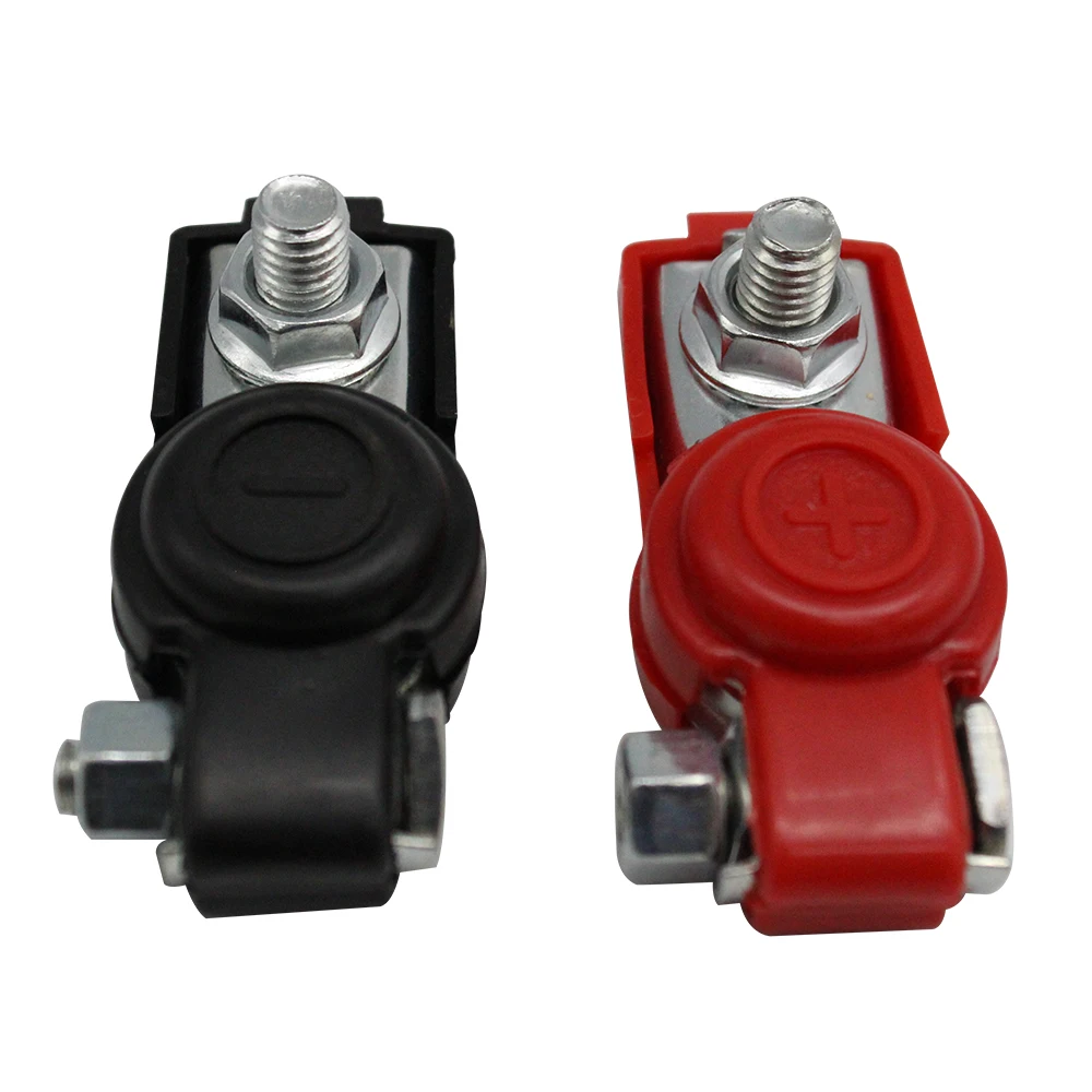 

Universal 2PCS Car Battery Terminal Clamp Clip Connector Adjustable Positive Negative Terminal Clamp New Arrival