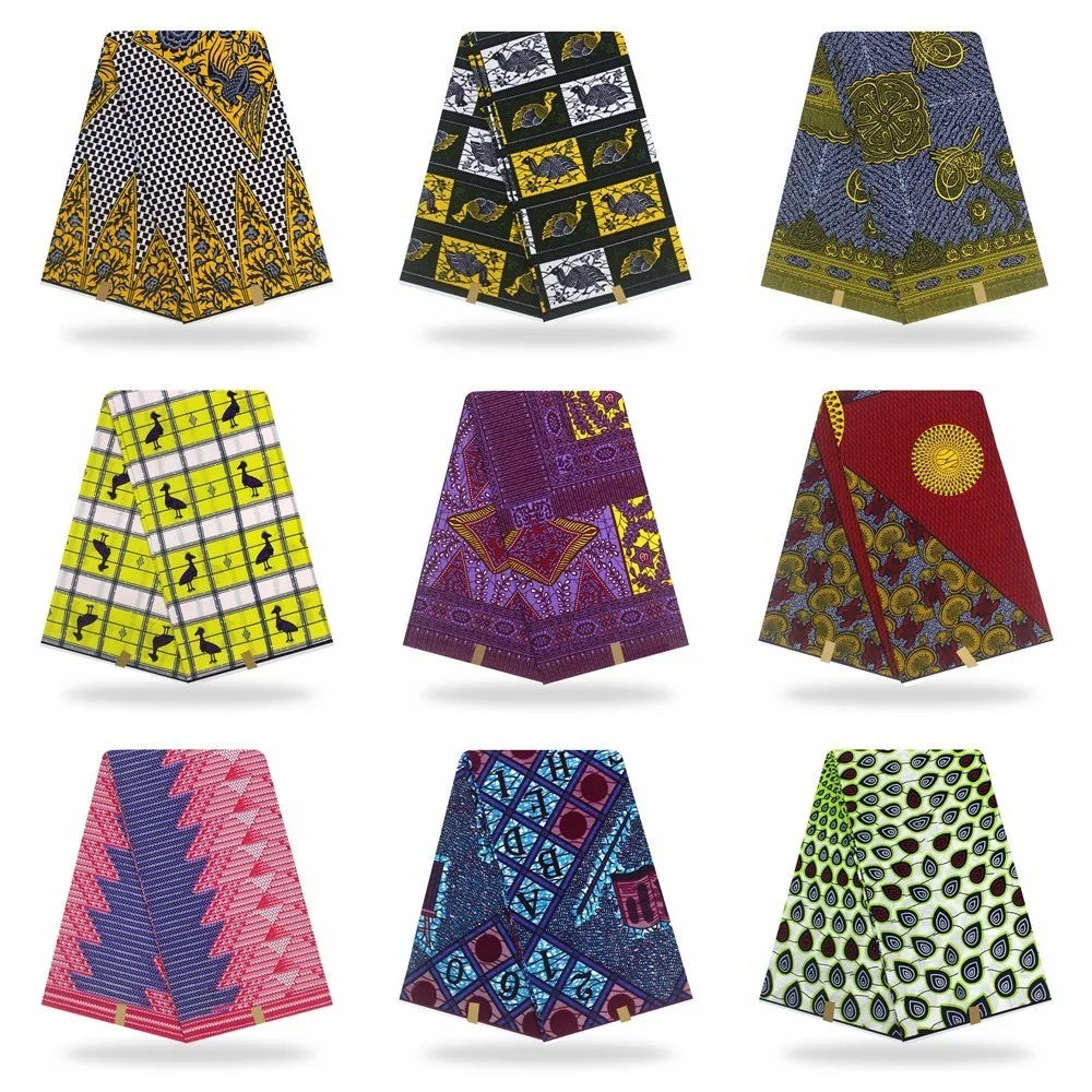 

Veritable Veritable Wax Guaranteed Real Dutch Wax 6yard/lot 2019 New Dutch Veritable High Quality African Ankara Fabric