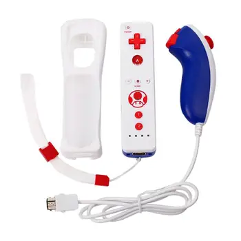 

VODOOL Built-in Motion Plus Wireless Remote Gamepad Controller For Nintend Wii Nunchuck For Nintend Wii Game Joystick Joypad Kit