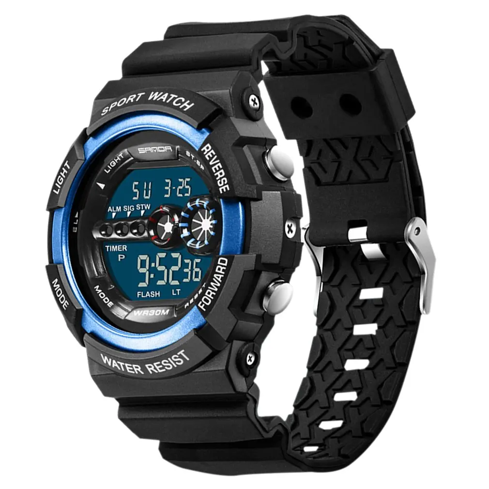 

Fashion 30M Water Resistant Sport Watch Multifunctional Electronic Wrist Watch for Men Great for Outdoor Activities