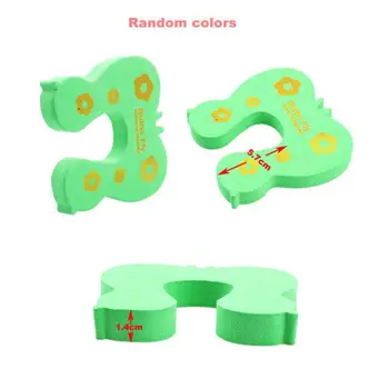 

4pcs EVA C Shape Security Cabinet Locks Door Clip Baby Safety Locks Children Protection Kids Finger Safe Soft Foam Door Stoppe