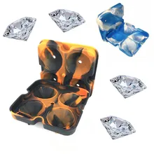 Алмазный силиконовый форма для льда, шоколада ледяные Драгоценности форма Куб лоток помады формы DIY мыло Плесень желе конфеты