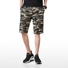 Htlb мужские шорты Карго крутые Эластичные Обтягивающие Леггинсы камуфляжного летние хлопок Повседневное мужские шорты Удобная брендовая одежда карго-шорты камуфляжные Для мужчин