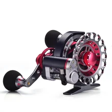 B65 красного цвета Шестерни соотношение 2,6: 1 Рыболовная катушка