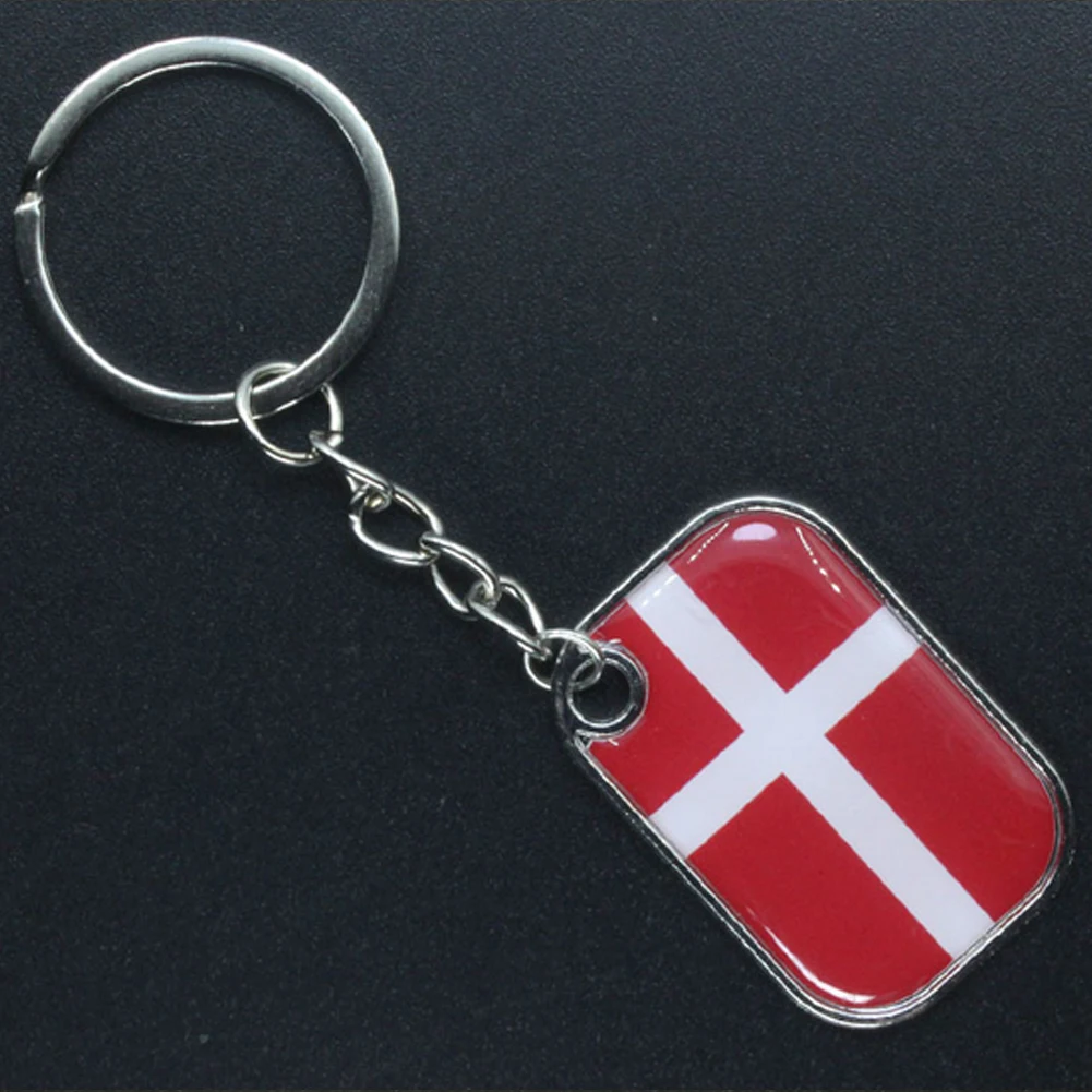 

Thirty-two Countries Flag Keychain Fan Key Ring Square Design Gift (Poland)