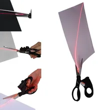 Лазерная Ножницы Прямая резка линии ткань сшить быстро бумага ножницы домашний дом обертывание подарок с батареей ткань