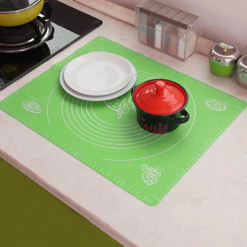 

Non-Stick Silicone Baking Mat for Cake Cookie Macaron Pad Sheet Baking pastry tools Rolling Dough Mat Large Size