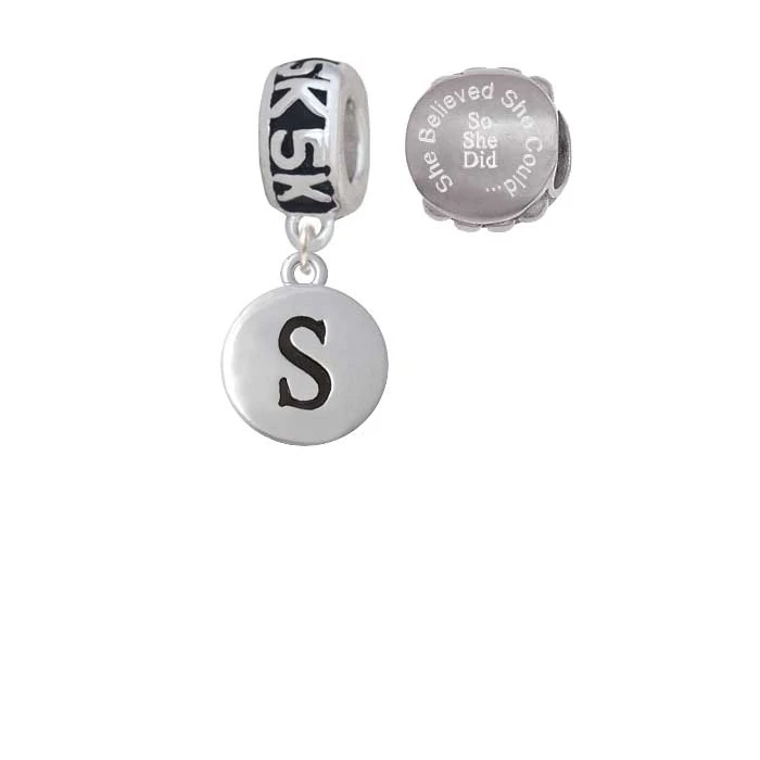 Silvertone Capital Letter-S-Pebble Disc-5 K Run она считала что может очаровать бусы (набор из 2) |