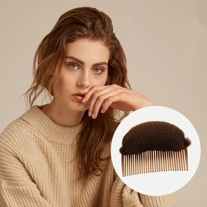 3 اللون سهلة الشعر Braider الأميرة تصفيف الشعر منفوش الإسفنج الوسادة زيادة تصفيف الشعر نمط خلع الملابس المكياج سريع كعكة