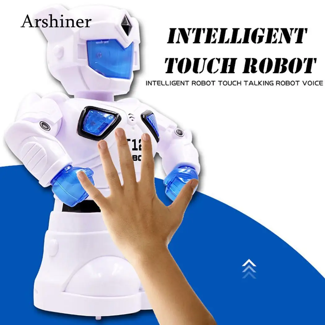 Kids Toys For Gift  Toy Boys Toddler Smart Birthday Touch Inductive Robot Multifunctional Robot Children