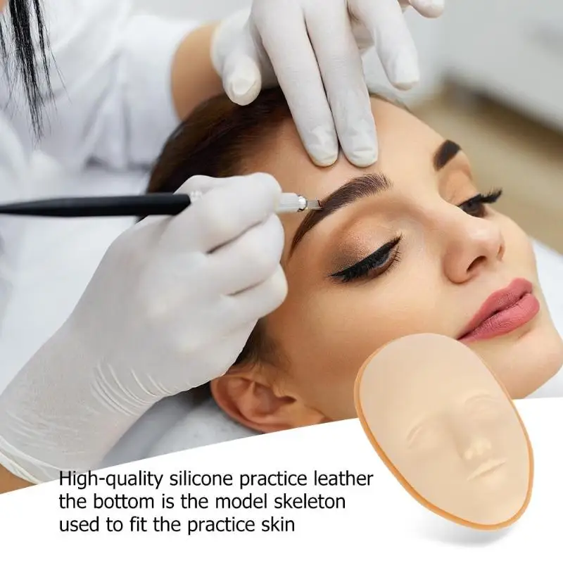 Buy 3D Silicone Face Tattoo Practice Skin High Quality