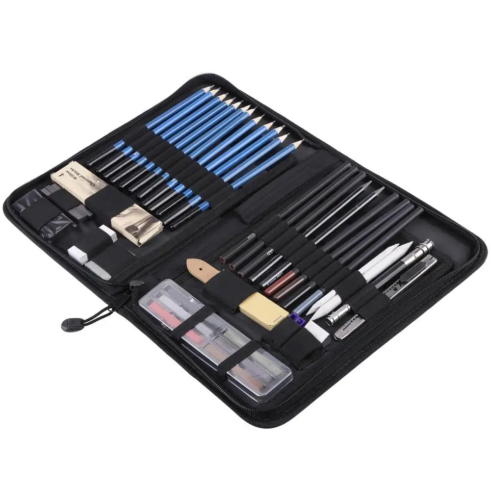 1Pcs Pencil Extender Adjustable Wooden Lengthener Holder Painting Drawing、FEH