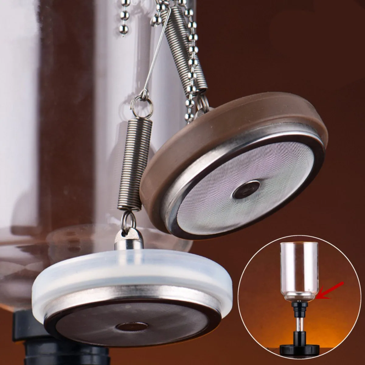 

Portable Stainless Steel Coffee Filter Permanent Dripper Reusable Filter Espresso For Hario Syphon Siphon Coffee Maker Filters
