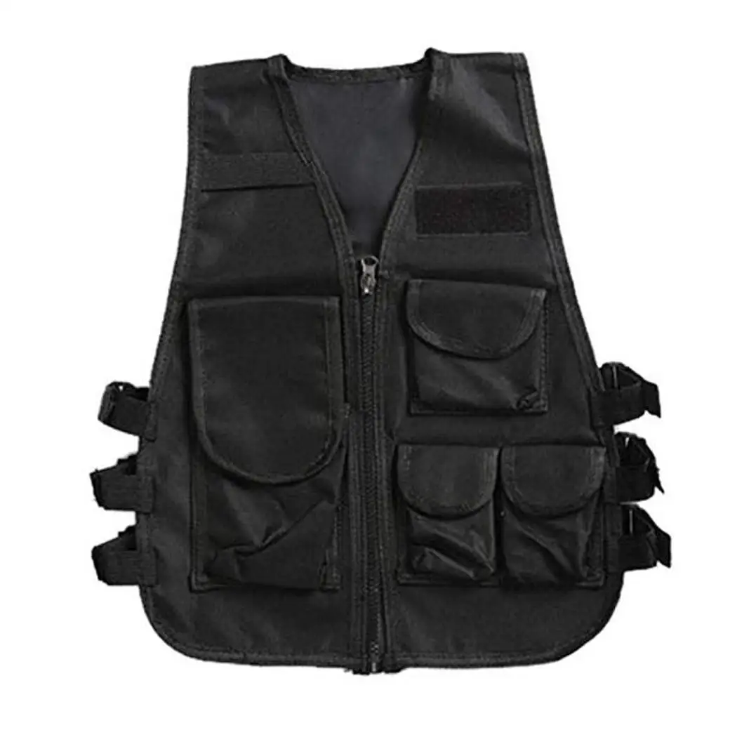 

Outdoor Jedi-survival Fashion Camouflage Clothes Tactical Zipper Vest Loose/Slim(Adjustable) All Years Unisex