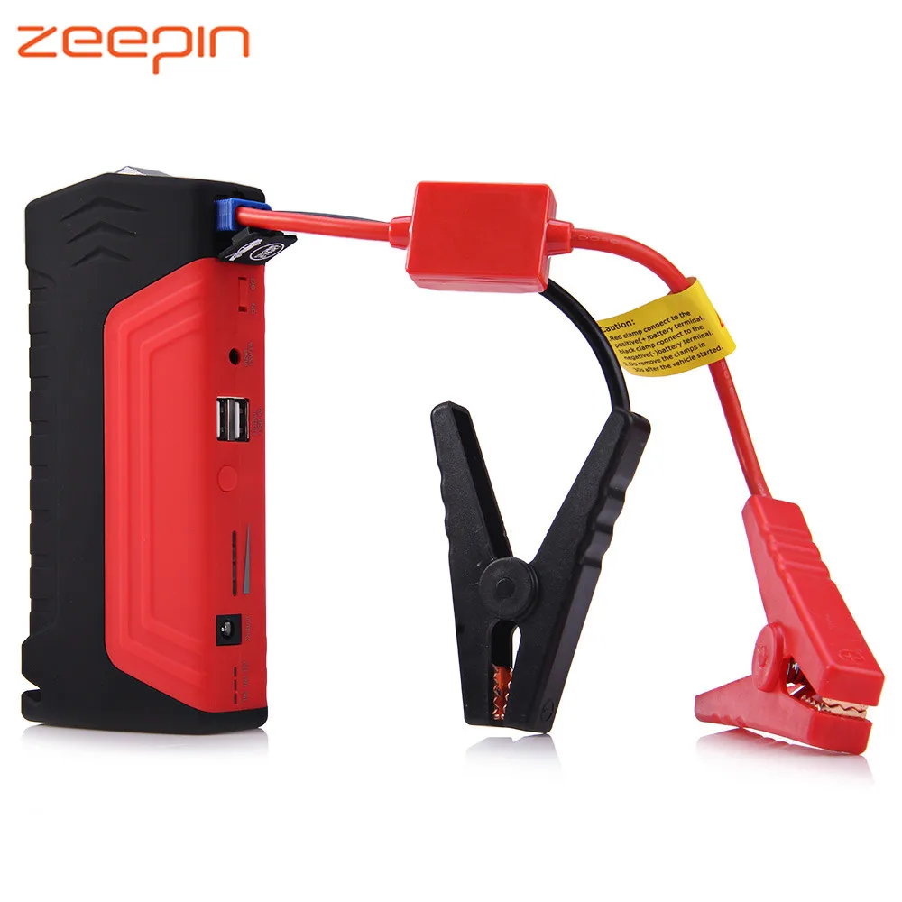 12000mAh Car Jump Starter 12V Portable Starting Device Power Bank Car Charger with LED Lighting Charging For Car Battery Booster
