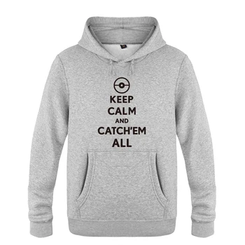 

Pokemon Go Game Sweatshirts Men 2018 Mens Hooded Fleece Pullover Hoodies