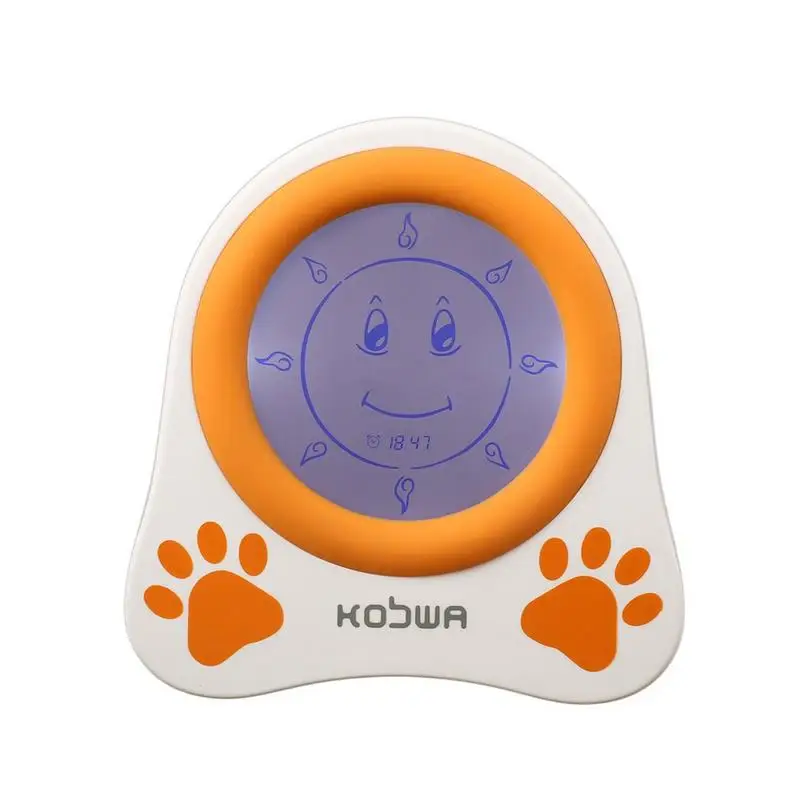 

Multi-function Buttons Sleep Clock Chidlren Sleep Trainer Lovely Pattern High Quality Durable Clock Intelligent Picture Change