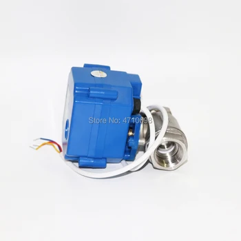 

1/2" DN15mm DC5V/12V/24V Stainless Steel 304 Motorized Ball Valve, CR-01/CR-02/CR-03/CR-04/CR-05 Electric Valve