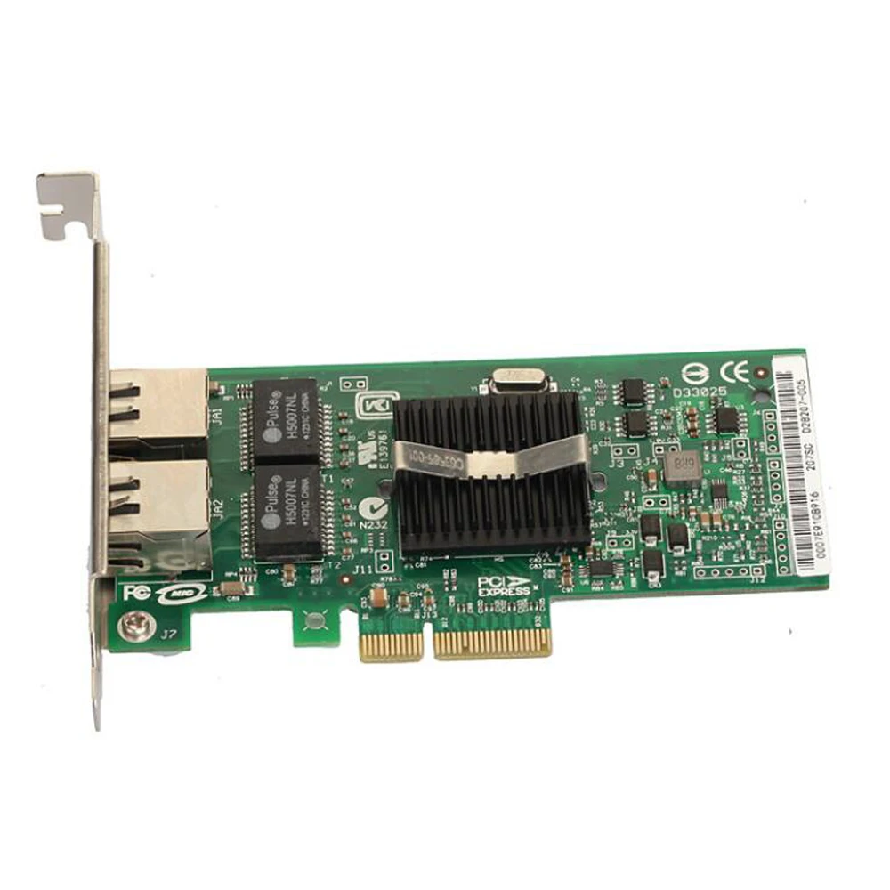 

Dual-port PCI-E Gigabit Ethernet Network Card 10/100/1000Mbps LAN Adapter Controller Wired intel 82571EB