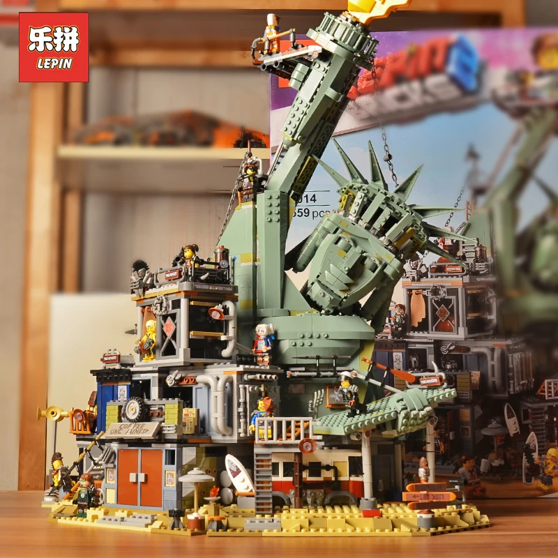 

New Lepin 45014 Movie Series 3560pcs The 70840 Welcome To Apocalypseburg Set Building Blocks Bricks Kid Toys Christmas Gift