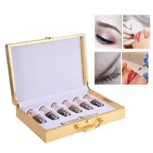 6 шт. 30 мл Professional краска для тату ручка набор Перманентный краска для тела Пигмент Макияж чернила пигмент для microblading v