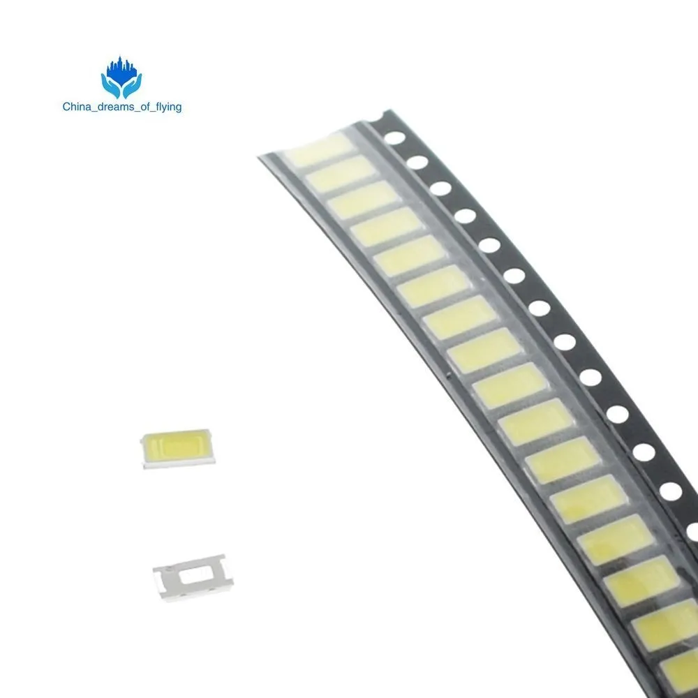 

TZT 100pcs 5730 SMD LED CW-WW 5630 white/ Warm white 5.7*3.0mm 50-55LM 150ma 5730 diode 0.5W