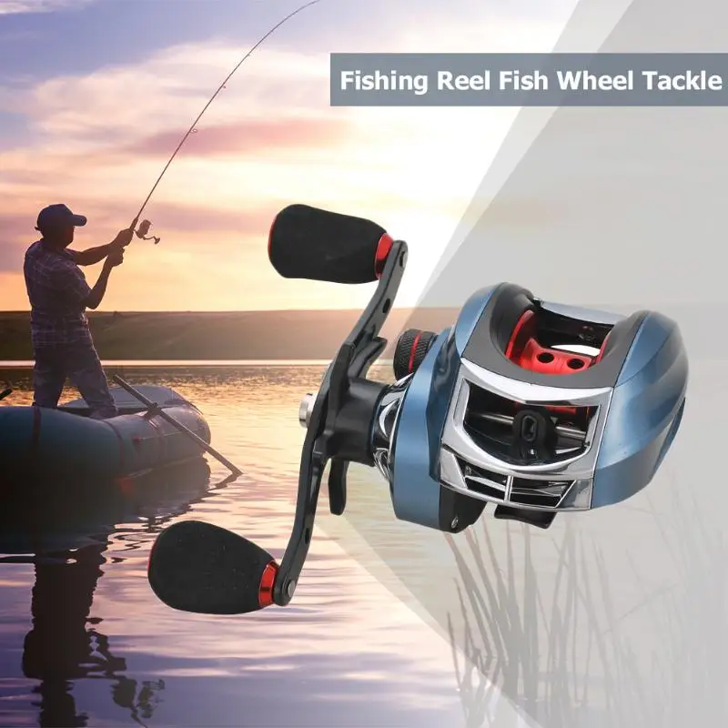 

Carp Fishing Reel Baitcasting High Speed 18+1 Ball Bearings Magnetic Brake Water Drop Fishing Reel Wheel Fishing Reel Fake Bait