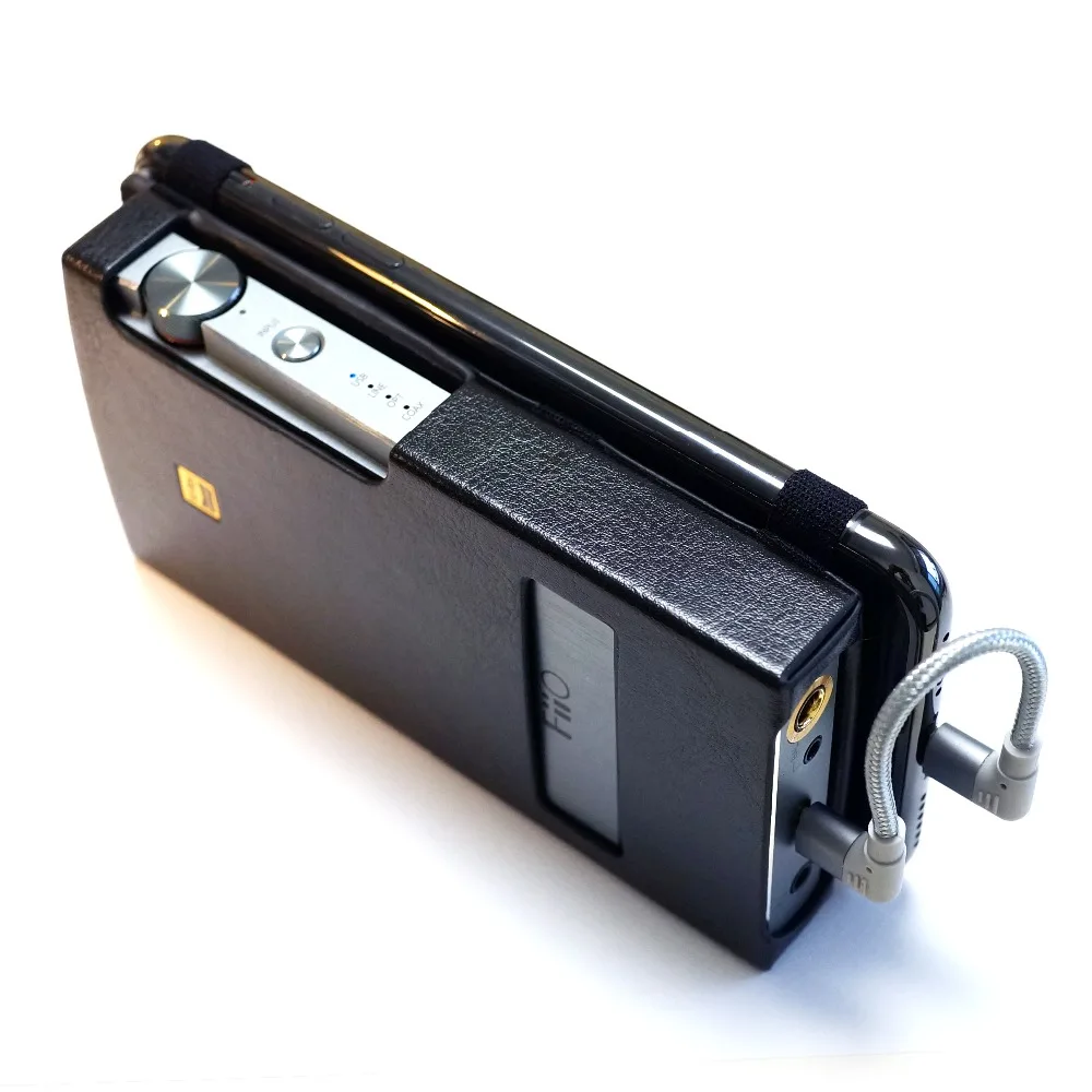 Новый кожаный чехол для FiiO Q5 или Q5S корпус усиленный чехол|Аксессуары MP3 плееров и