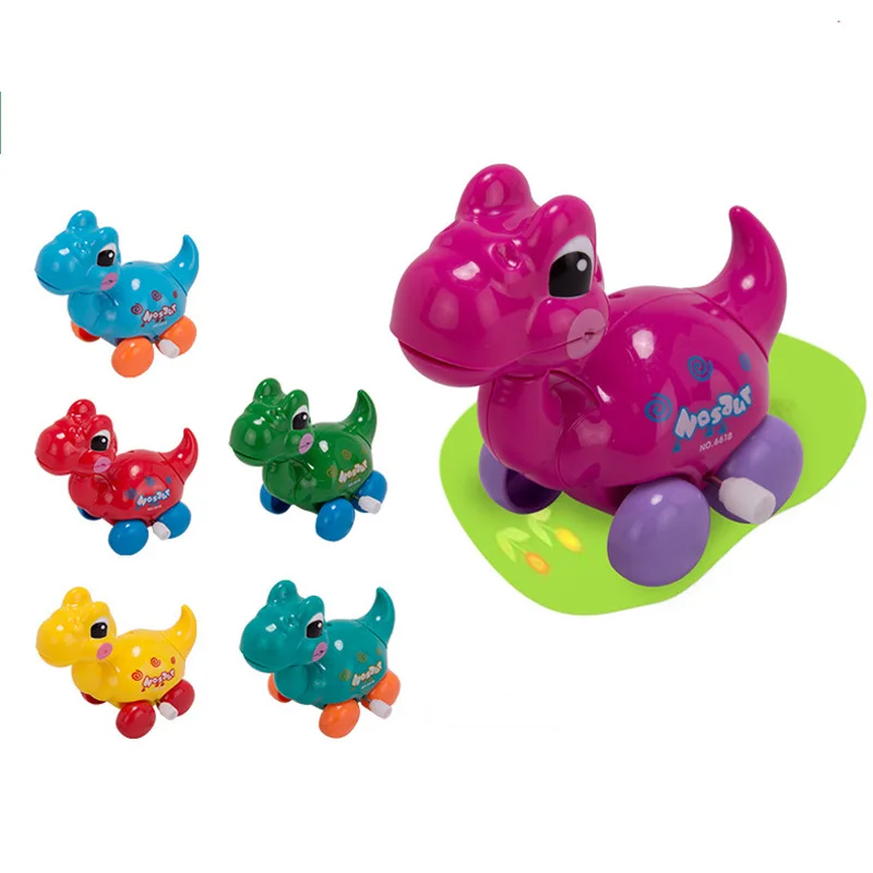 

Children's Mini Chain Clockwork Small Toy Winding Clockwork Cartoon Animal Chain Small Dinosaur Baby Filed Gift Twist Egg Toys