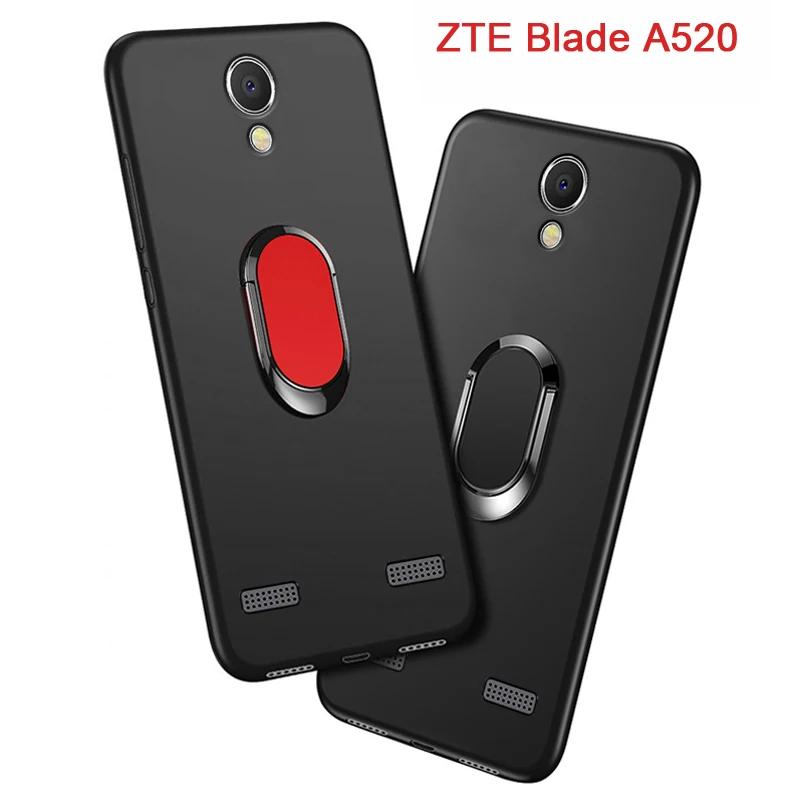 Чехол Blade A520 для ZTE Роскошный чехол 5 0 дюйма мягкий черный силиконовый магнитный