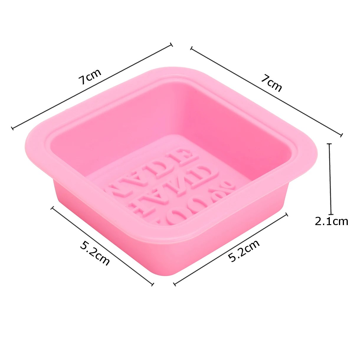 25 шт. 3D квадратная форма дизайн сделай сам ручной работы силиконовая форма для мыла помадка инструменты для украшения торта Мыло сделать формы Новинка