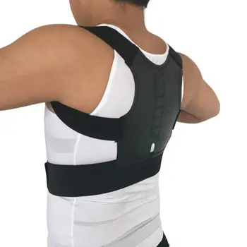

Magnetic Posture Corrector Men Orthopedic Back Support Belt Correct Posture Brace Correcteur de Posture 12 Magnets XL XXL B001