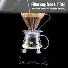 Портативный мини-фильтр для кофе из смолы, капельная чашка для кофе, чаша, десять лепестков, воронка для домашнего офиса