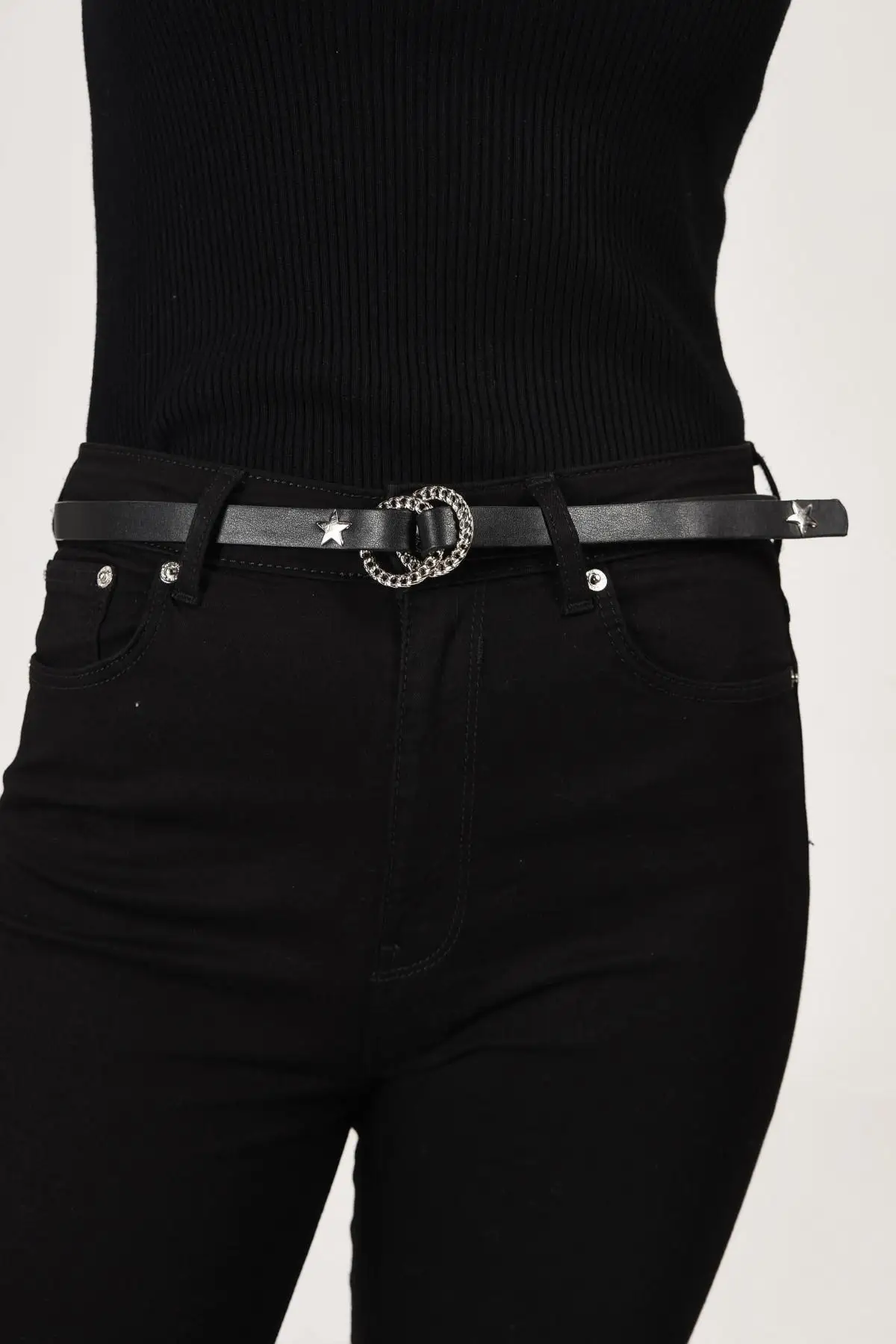 Cool &amp sexy Women Black Star Belt BE101 |