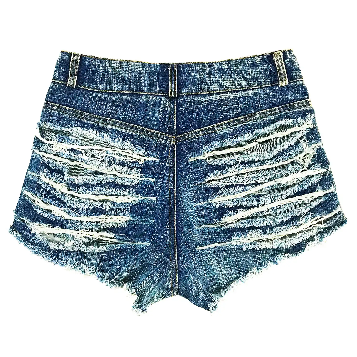 Summer Woman Pockets Denim Hotpants Female Sexy Jeans Booty Shorts Lady
