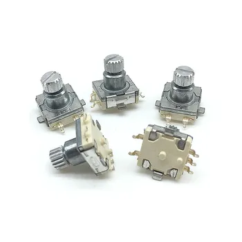 

2pcs/lot EC11 Rotary Encoder Code Switch 30 Position With Push Button Switch SMD 5pin Handle Length 9.5mm