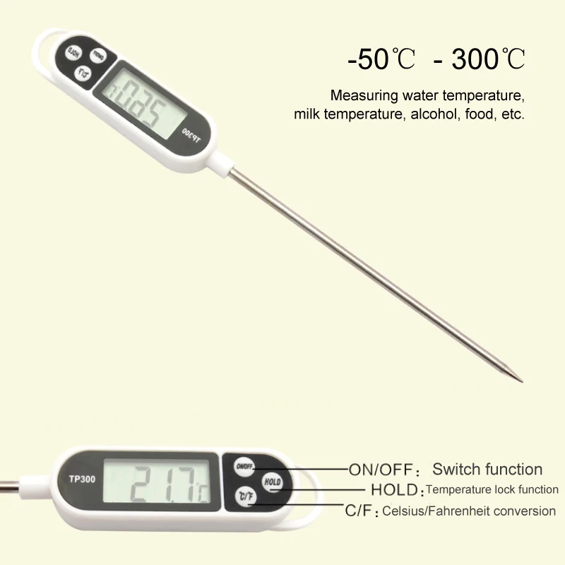 Цифровой Кухонный Термометр кухонные инструменты электрическая плита термометр для барбекю температурные датчики Приготовления Пищи Зонд